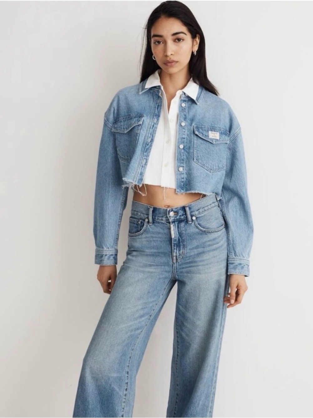 Madewell x Molly Dickson Button down denim shirt